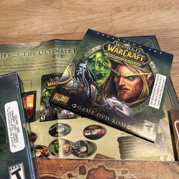 WORLD OF WARCRAFT Burning Crusade Collector's Edition PC Game 2007 Excellent - Picture 10 of 13